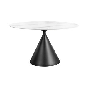 SIGNATURE design kerek étkezőasztal - 135cm - fehér