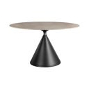 SIGNATURE design kerek étkezőasztal - 135cm - szürke