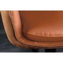 BIG GEORGE prémium bőr bárszék - barna