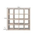 IRON CRAFT  modern mangófa polc - 160cm