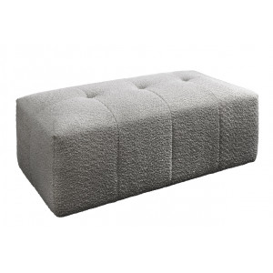ROYAL design boucle puff - szürke