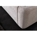 ART DECO exkluzív boucle ágykeret - 180x200cm - szürke