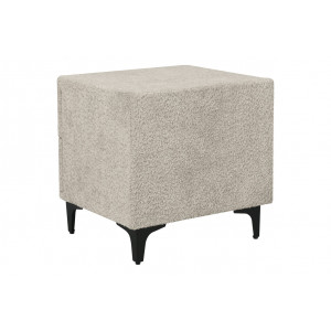 ART DECO exkluzív boucle éjjeliszekrény - szürke
