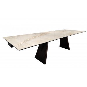 MAIKKI design kerámia bővíthető étkezőasztal - 200-300cm BIZZOTTO