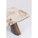 PATAGONIA design kerámia bővíthető étkezőasztal - 180-260cm - beige