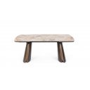 PATAGONIA design kerámia bővíthető étkezőasztal - 180-260cm - beige