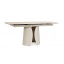 SOLENTE design kerámia bővíthető étkezőasztal - 180-240cm - beige