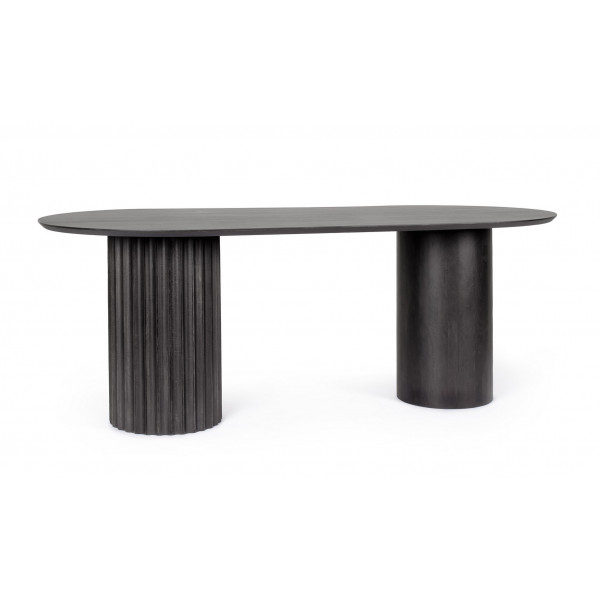 ORISSA BLACK mangófa étkezőasztal - 200cm