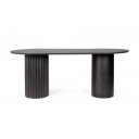 ORISSA BLACK mangófa étkezőasztal - 200cm