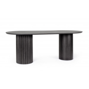 ORISSA BLACK mangófa étkezőasztal - 200cm BIZZOTTO
