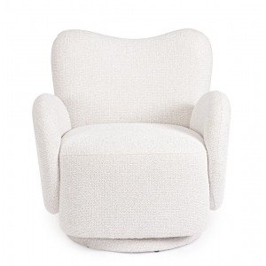 HARPER design fotel - fehér BIZZOTTO