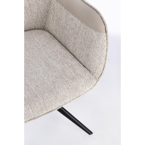 ISOTTA modern szék - beige/szürke