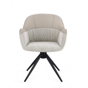 ISOTTA modern szék - beige/szürke