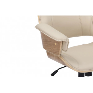 MANHATTEN design forgószék - beige/tölgy