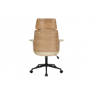 MANHATTEN design forgószék - beige/tölgy