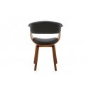 ORGANIC design szék - fekete/dió