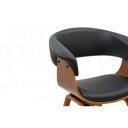 ORGANIC design szék - fekete/dió