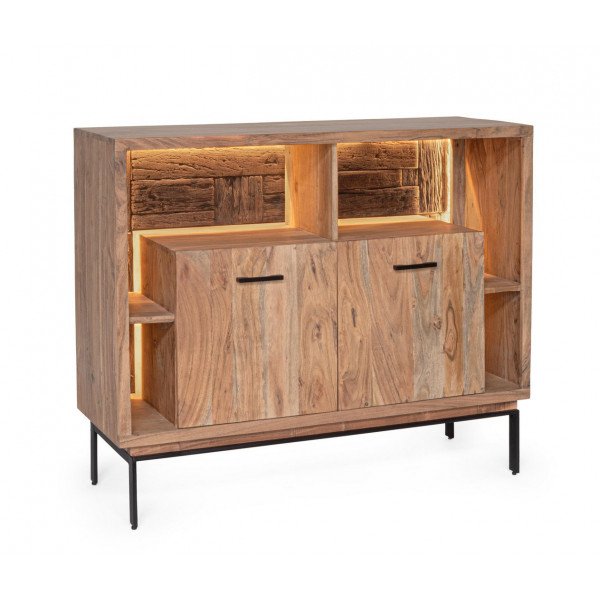 VELMOR design akác komód -115cm