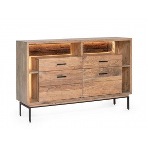 VELMOR design akác komód -145cm BIZZOTTO