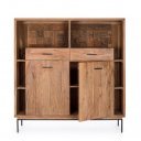 VELMOR design akác szekrény - 150cm