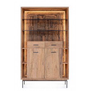 VELMOR -II design akác polc - 195cm BIZZOTTO