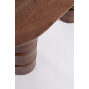 SYRIO modern mangófa konzolasztal - 130cm