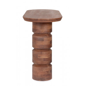 SYRIO modern mangófa konzolasztal - 130cm