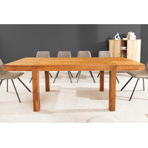 PURE tömör akác étkezőasztal - 120-200cm INVICTA