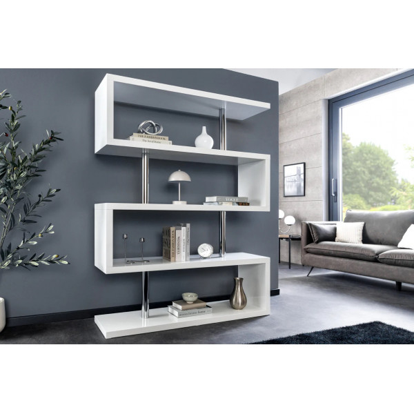 SNAKE modern polc - 165cm - fehér