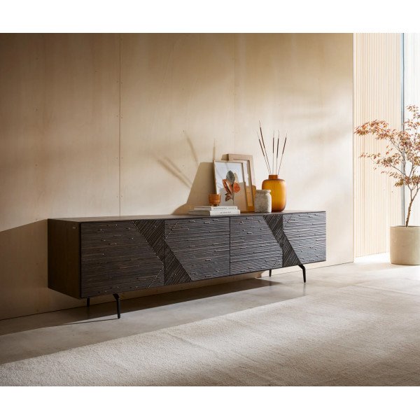 TEREOS prémium kőris TV-szekrény - 220cm