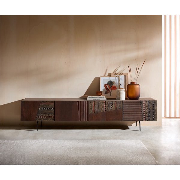 IMARA prémium mangófa TV-szekrény - 200cm