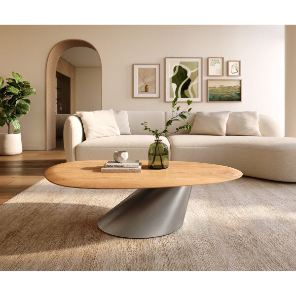 ELMORA prémium tölgy dohányzóasztal - 140cm