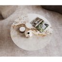 LUMINEO ROUND prémium kerámia dohányzóasztal - 100cm