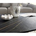 MIRADOR ROUND prémium kerámia dohányzóasztal - 90cm