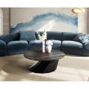 MIRADOR ROUND prémium kerámia dohányzóasztal - 90cm