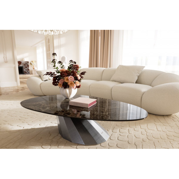 EMPERADOR prémium kerámia dohányzóasztal - 140cm