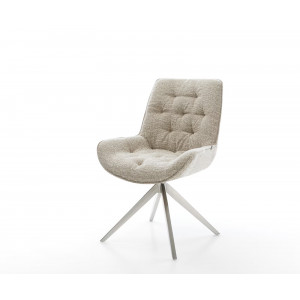 NAVIRA-II prémium boucle étkezőszék - beige