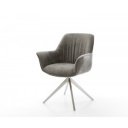 KOREL prémium boucle étkezőszék - szürke