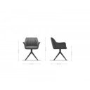 KOREL prémium boucle étkezőszék - beige