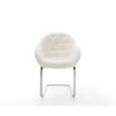 GAIO prémium boucle étkezőszék - beige/fehér/szürke