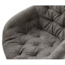 GAIO-II prémium boucle étkezőszék - beige/fehér/szürke