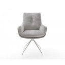 MELBA prémium zsenília étkezőszék - zöld/szürke