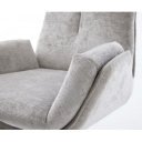 MELBA prémium zsenília étkezőszék - zöld/szürke