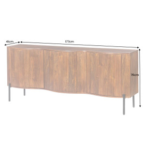GRANDEUR exkluzív mangófa komód - 177cm