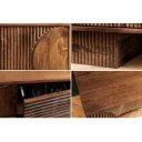 DECORAND különleges mangófa TV-szekrény - 200cm - barna