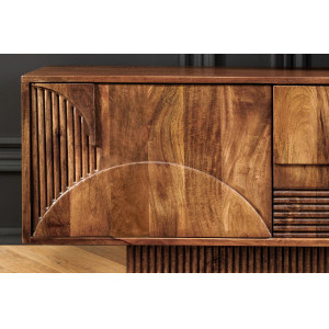 DECORAND különleges mangófa TV-szekrény - 200cm - barna