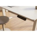 RISE elektromosan állítható íróasztal 140 cm – fehér