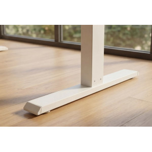 RISE elektromosan állítható íróasztal 140 cm – fehér