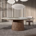 GODELLO prémium kerámia/dió étkezőasztal - 220cm