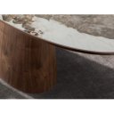 GODELLO prémium kerámia/dió étkezőasztal - 220cm